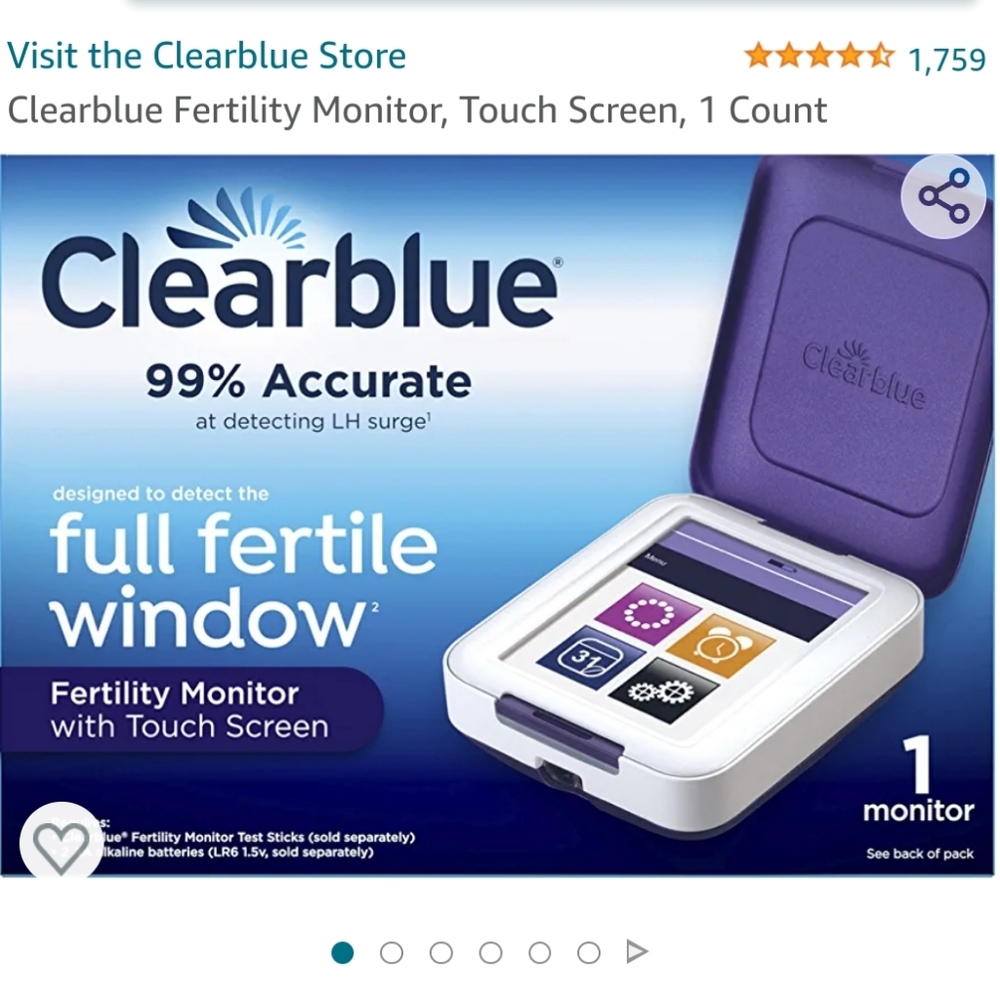 Clearblue Fertility Monitor New Sealed